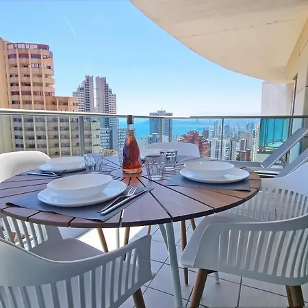 Skyline 9 De 2 Soleado Con Terraza Privada Appartement Benidorm